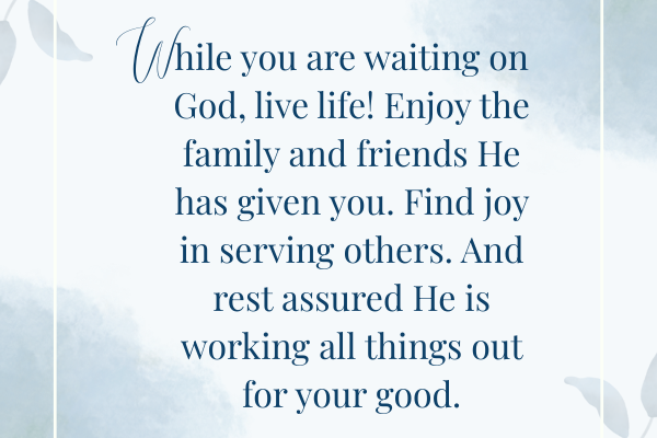 When God is Working Things Out Blog