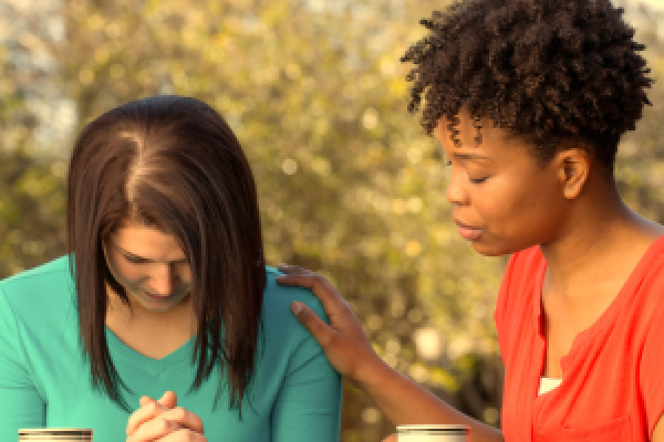 friends praying